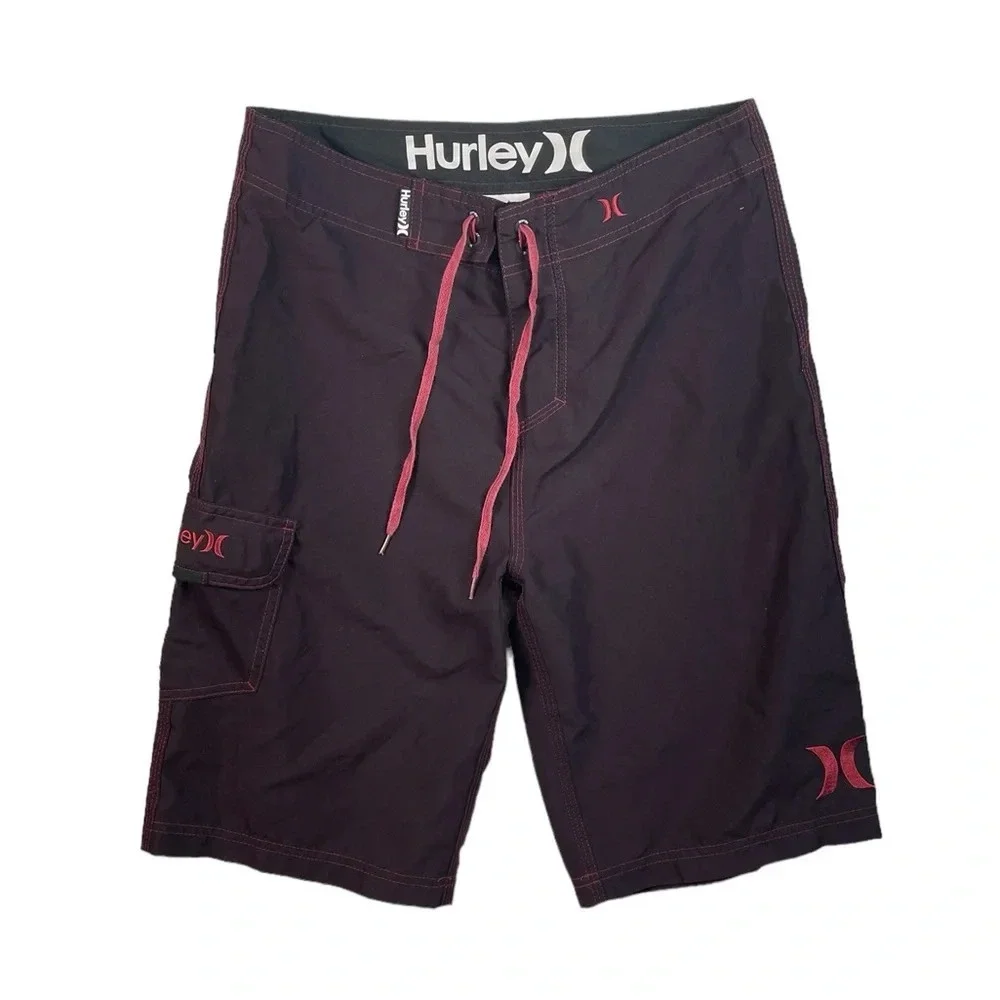 SH505 Men’s Hurley Surfer Brand Trendy Beach Board Shorts 28